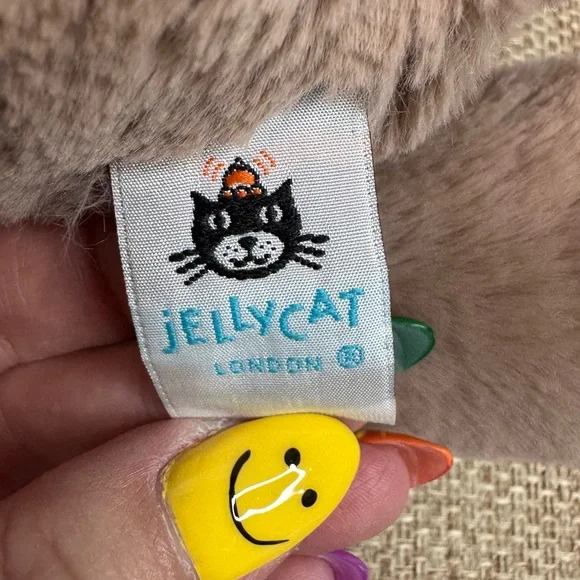 Jellycat Tan Elephant Stuffed Animal - Picture 6 of 9